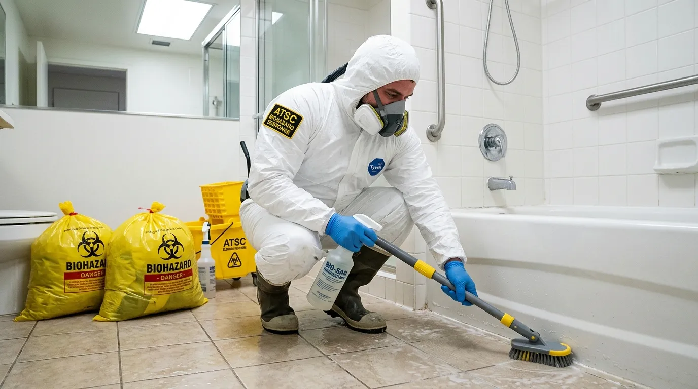 Decontamination equipment deployed for Blood Cleanup in Wooster